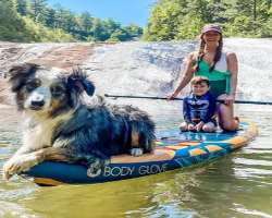 Besides her three sons, Rachel and her husband Harold are also parent to their dogs Ranger and Tracker.